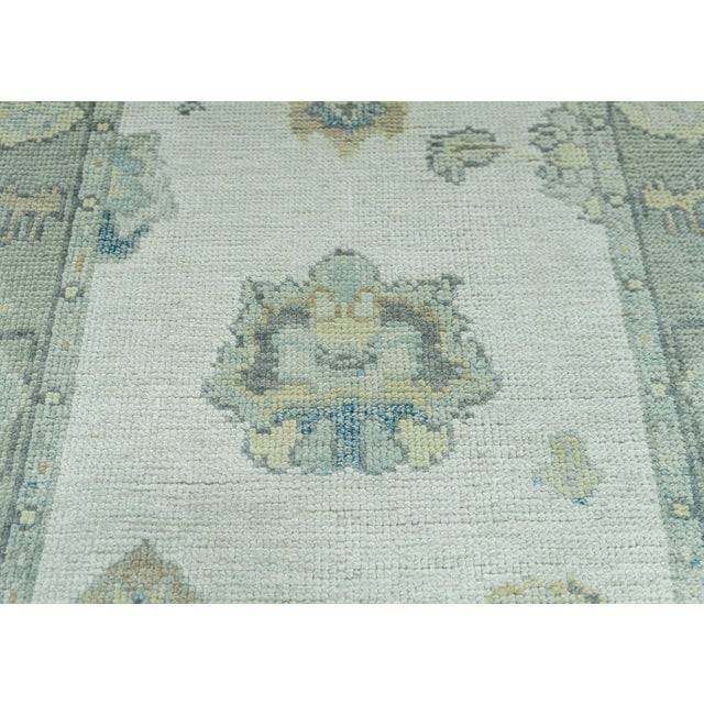 Turkish Turkish Oushak Rug 3' x 8'3" #19134 For Sale - Image 3 of 8