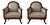 Biedermeier Armchairs, Northern Europe, 1880, Set of 2 For Sale