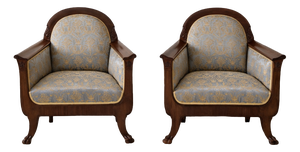 Biedermeier Armchairs, Northern Europe, 1880, Set of 2