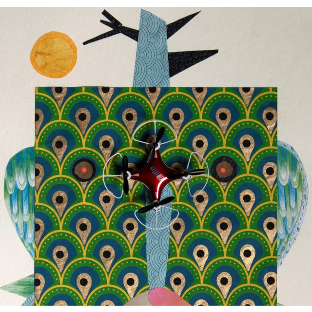 Fallen Angel by Raluca Arnăutu, Collage on Paper For Sale - Image 6 of 8