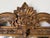 Wood Vintage Italian LaBarge Carved Wood Wall Mirror With Beveled Glass For Sale - Image 7 of 12