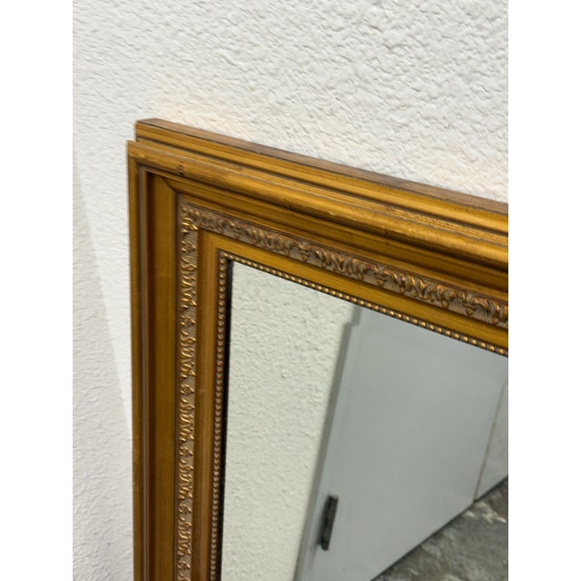 2000 - 2009 Windsor Art & Mirror Company Custom Antique Gold Finish Wall Mirror, Circa 2000 For Sale - Image 5 of 12