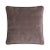 Happy Frame Brown Velvet Cushion Cover by LO Decor For Sale - Image 4 of 4