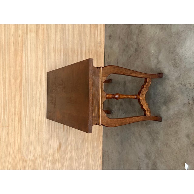 Early 19th Century Walnut Wood Catalan Spanish Console, Desk or Vanity Table For Sale - Image 13 of 18