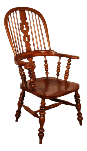 19th Century Windsor Oak Armchair