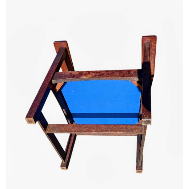 Charles Stickley Oak Armchair Circa 1909 For Sale - Image 16 of 18