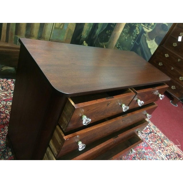 Victorian Antique Chest of Drawers, Mahogany 19th Century Dresser For Sale - Image 3 of 10