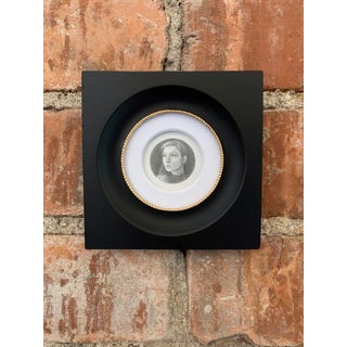 Almost There by Bryanna Marie | Graphite on Bristol Paper Portrait of a woman in a circular frame For Sale