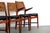 Ole Gjerløv-Knudsen Teak and Cane Vintage Dining Chairs by E Knudsen for Jensen & Lykkegaard - Set of 4 For Sale - Image 4 of 8