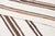 Textile Vintage Turkish Kilim Hemp Rug With Brown Stripes by Rug & Kilim, 1950-1959 For Sale - Image 7 of 9