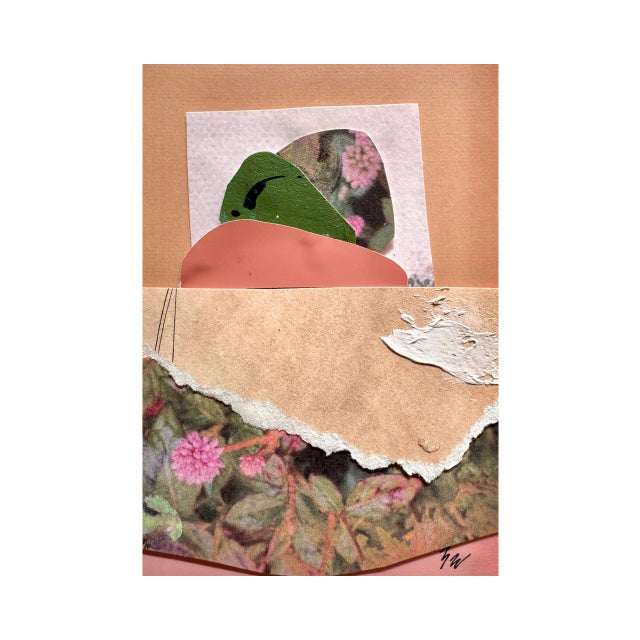 "Into The Sun" is an original mixed media collage on paper by Zac Woodiel. This is one of six pieces in the "Into The Sun"...