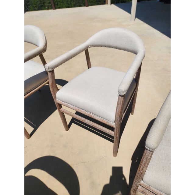 Set of Four Burnett Armchairs For Sale - Image 4 of 13