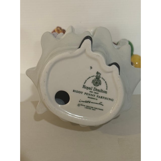 Mid 20th Century Royal Doulton “Biddy Penny Farthing” Balloon Seller Figurine For Sale - Image 9 of 10