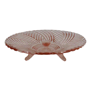 1940s Anchor Hocking Footed Dish