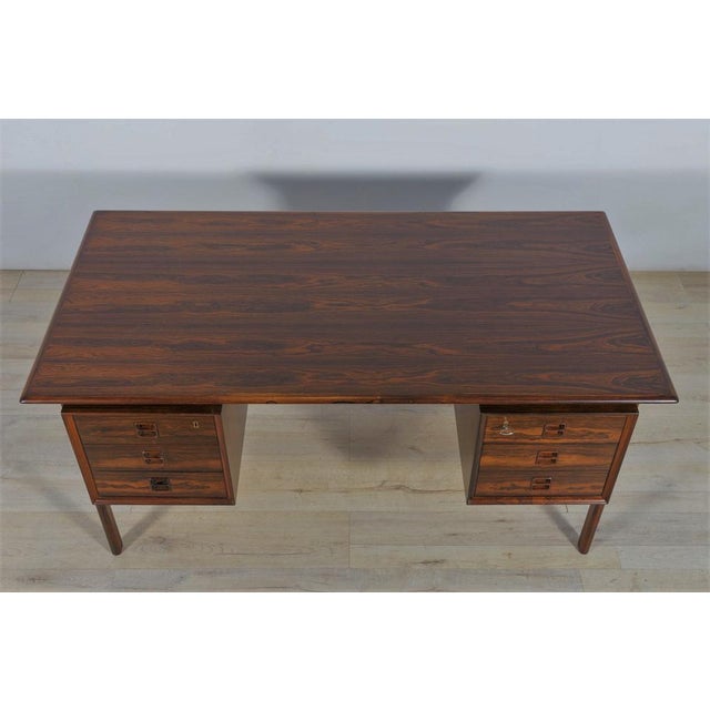 1960s Freestanding Desk by Arne Vodder for Sibast, 1950s For Sale - Image 5 of 15