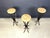 Wood Vintage French Wrought Iron Bar Stools, 1960s, Set of 3 For Sale - Image 7 of 12