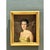Vintage Oil Portrait of Woman in Gold Dress For Sale - Image 11 of 18