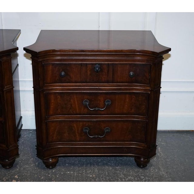 Large American Trinidad Nightstands from Thomasville, Set of 2 For Sale - Image 5 of 15