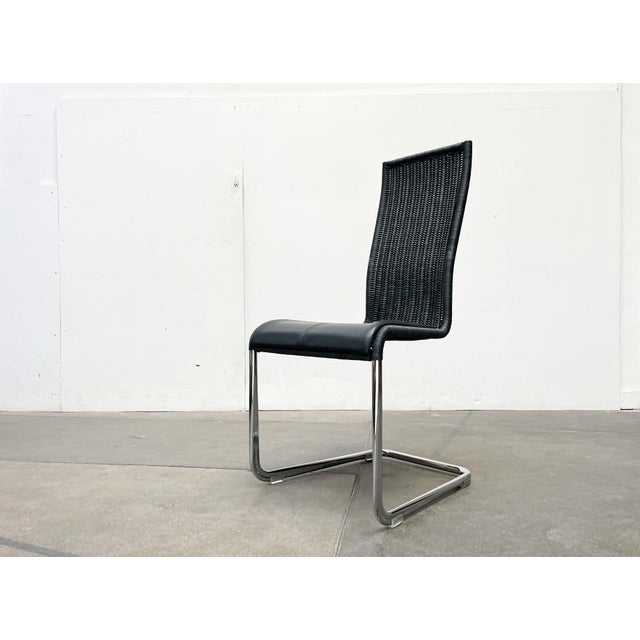 German Gray B25 Cantilever Chairs with Leather Cushions from Tecta, Set of 4 For Sale - Image 3 of 18