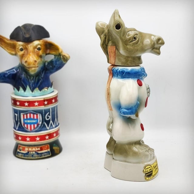 Clown Donkey Ceramic Carafe by Jim Beam, 1968 For Sale - Image 14 of 18