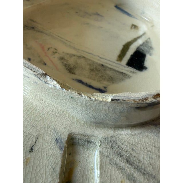 Hamdmade Ceramic Art Pottery Bowl For Sale - Image 11 of 11