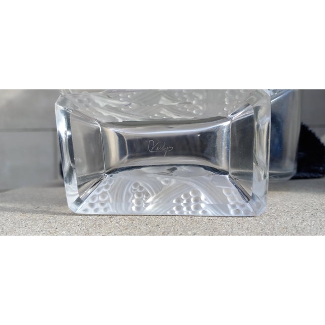 Verlys of America Lovebird Vase Crystal and Frost For Sale - Image 13 of 14