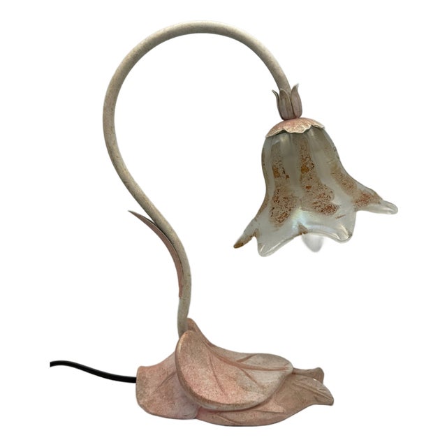 Vintage Murano Table Lamp by Sergio Terzani, Italy, 1980s For Sale