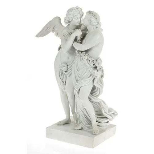 18th century. Meissen porcelain factory, Germany. Biscuit, height 30 cm.