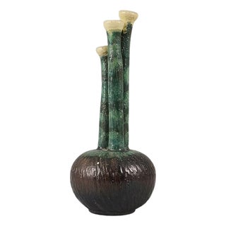 Scandinavian Modern Tulip Vase in Ceramic from Arne Säfström, 1890s, Set of 2 For Sale