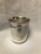 Christofle, very heavy weight, silver plate, julep cup or beaker. Beautifully rendered engraving of "Renée". Great condition.