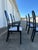 1980s Set of 6 Reupholstered Italian Avant Garde Dining Armchairs For Sale - Image 9 of 11