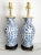 Chinese Lamp Pair Blue & White Pair Ginger Jar Style For Sale - Image 3 of 11
