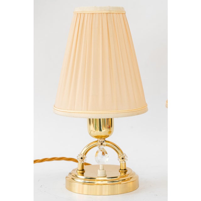 Table Lamps with Fabric Shades from Rupert Nikoll, Vienna, 1960s, Set of 2 For Sale - Image 4 of 14