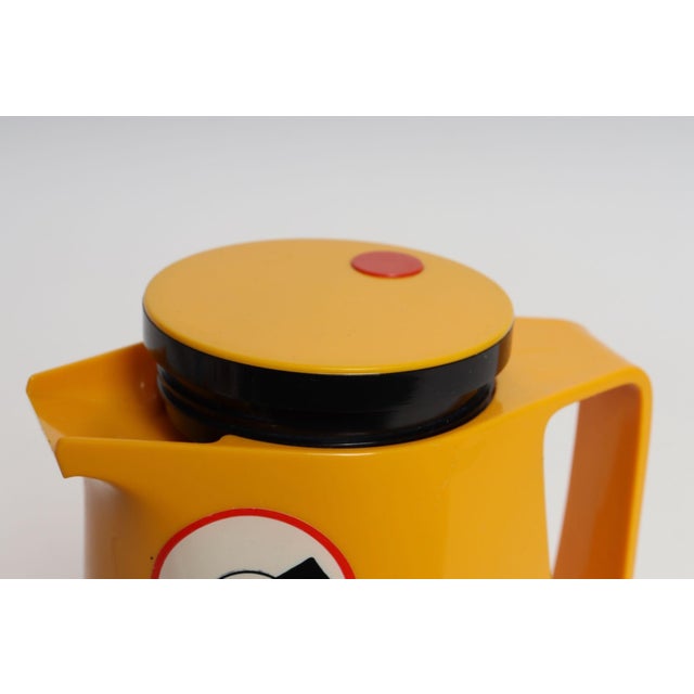 Vintage West German Yellow Insulated Pitcher by Dr. Zimmermann for Busse Design For Sale - Image 10 of 12