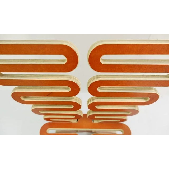 European Cutout Plywood Chair by Gregg Fleishman For Sale - Image 6 of 9