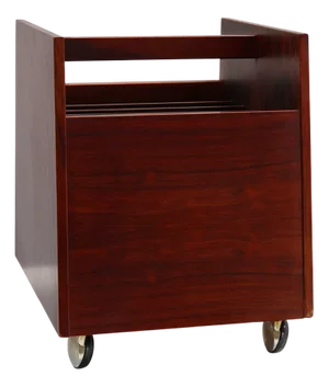 Mid-Century Magazine LP Caddy Rack by Rolf Hesland for Bruksbo, Norway, 1970s