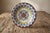 Blue Gialletti Deruta Italian Maiolica Pottery Hand Painted Serving Wall Plate For Sale - Image 8 of 8