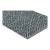Part & Parcel Goods Textured Diamond Runner, 2’6”x8', Sky Blue and Sapphire For Sale