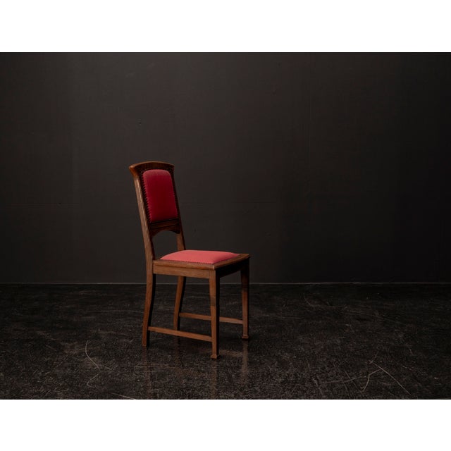 Art Nouveau Dining Table Chairs, 1920s, Set of 4 For Sale - Image 17 of 18