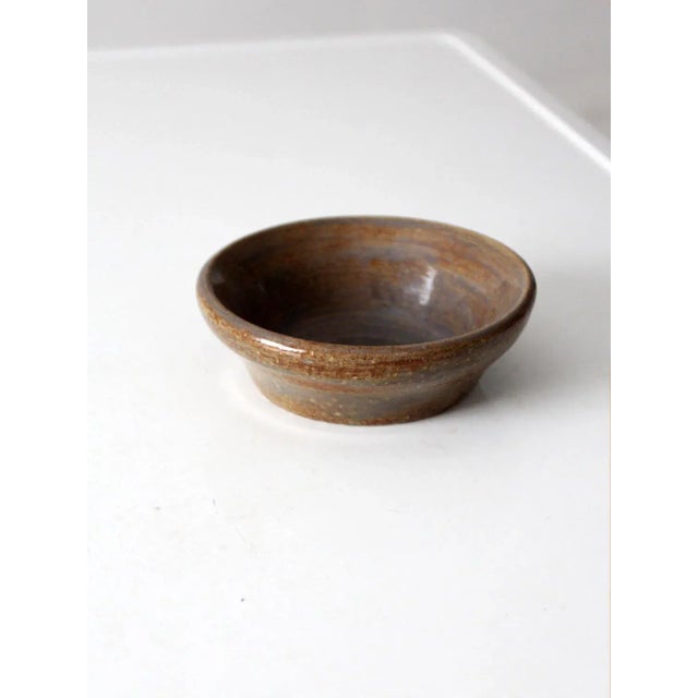 Contemporary Vintage Studio Pottery Bowl For Sale - Image 3 of 11