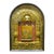 Rare Antique Icon of St. Catherine of Alexandria in a Kiot Shadow Box For Sale
