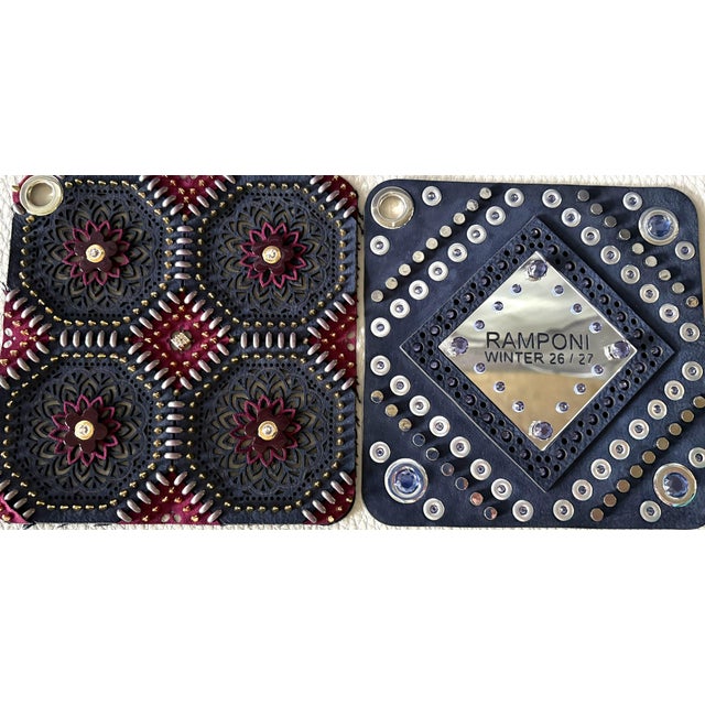2020s Italian Studded Leather Swatch No 1 From 2026/2027 Collection For Sale - Image 5 of 6