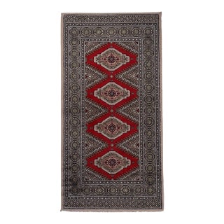 1970s, Vintage German Geometric Rug 2.3' X 4.6' For Sale