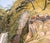 Waterfalls and Mountain Homes - Japanese Landscape 1878 For Sale In Monterey, CA - Image 6 of 10