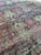 Antique Garden Inspired Design PALACE SIZE Charcoal, Magenta, Denim Blue Rug 11.4 x 17.7 For Sale - Image 9 of 13