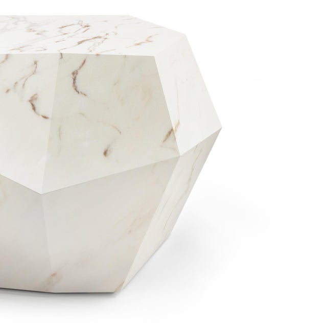 Three Rocks Medium Coffee Table in Estremoz Marble from Insidherland, in New conditions. Designed from 2000 Labeled by Maker