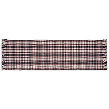 Natural Color Hand Spun Hand Woven Eri Silk Table Runner For Sale - Image 6 of 6