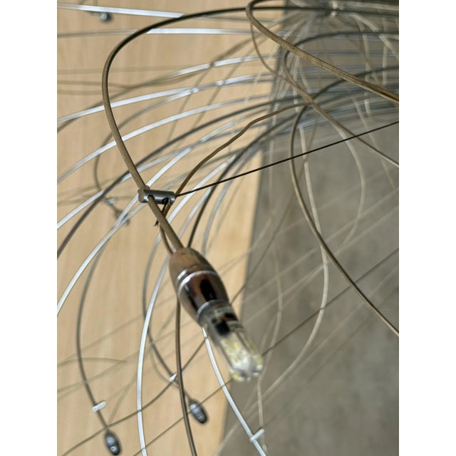 Italian Chrome Pendants by Aureliano Toso, 1950, Set of 2 For Sale - Image 6 of 9