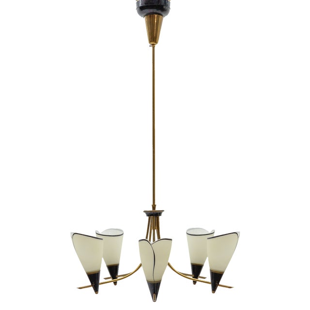 Sputnik Pendant Lamp in the style of Arteluce, Italy, 1950s For Sale