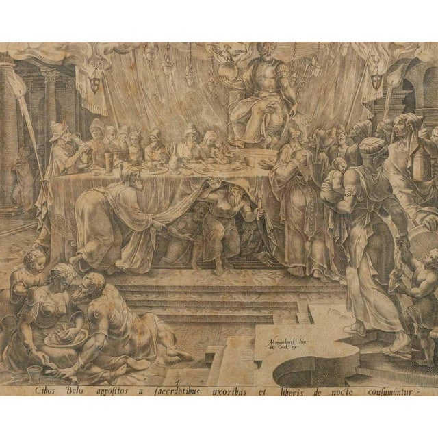 Antique Scenes, 19th Century, Engravings, Framed, Set of 5 For Sale - Image 11 of 14